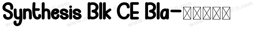 Synthesis Blk CE Bla字体转换